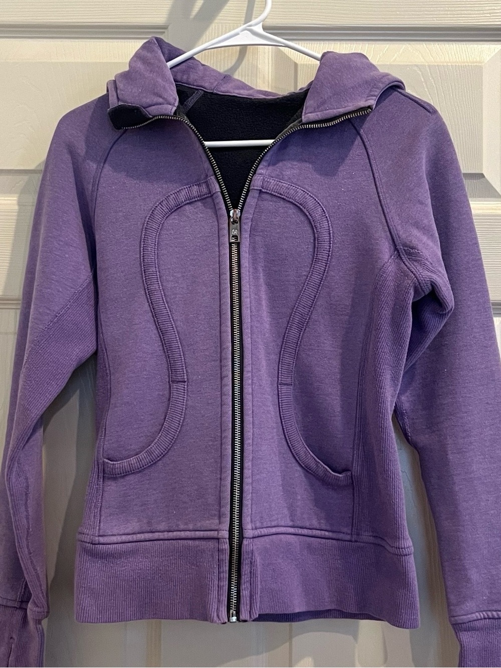 LULULEMON *RARE* Purple Sparkle Zip-Up Hooded Jacket